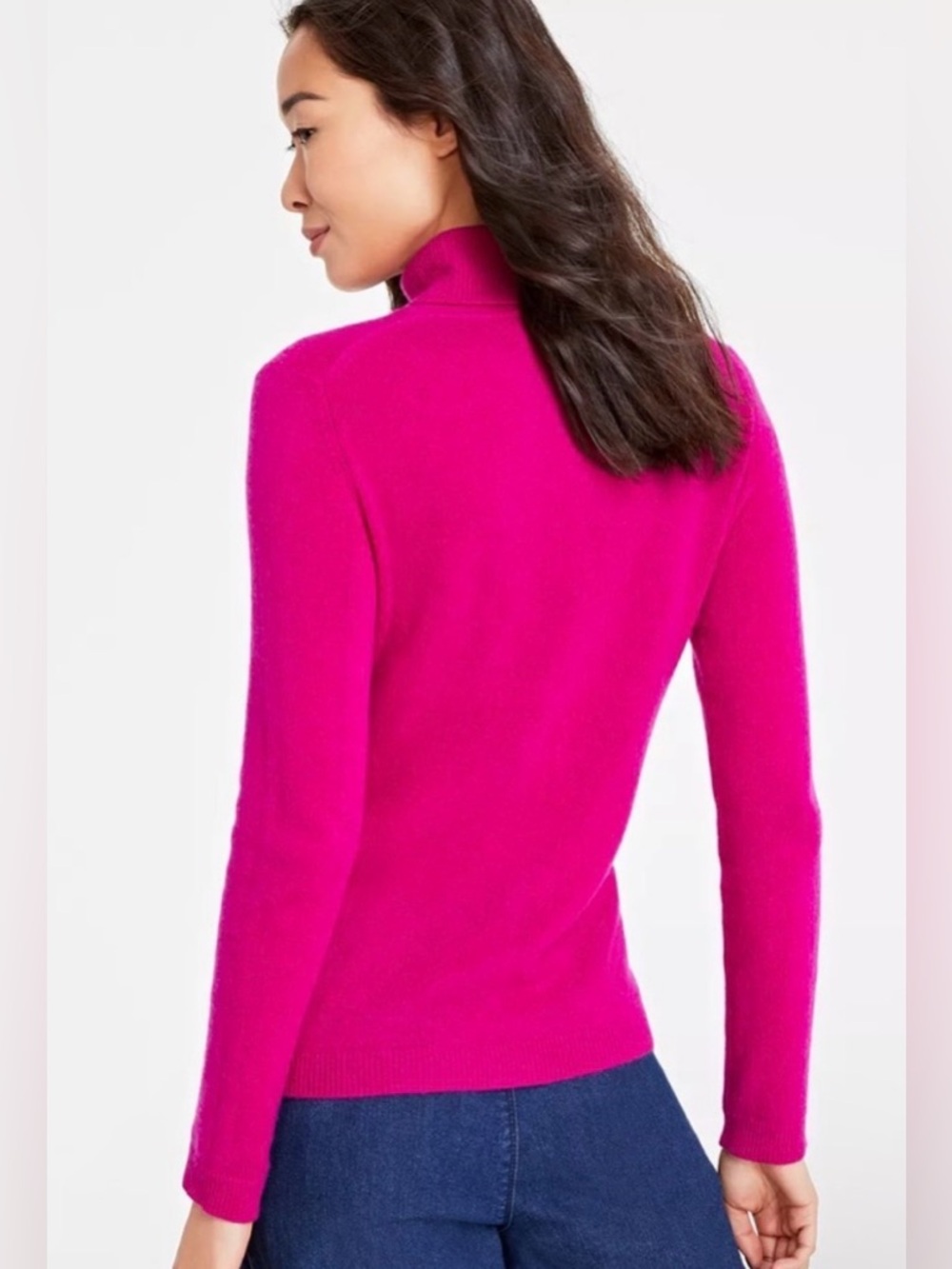 Charter Club Luxury
Cashmere Turtleneck Fuchsia Fierce Pink SP NWT - Picture 6 of 13